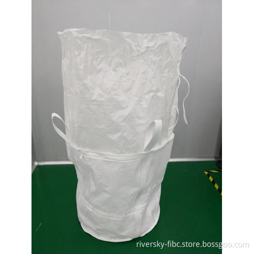 White kaolin PP FIBC bag